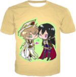 Code Geass Cute Anime Art Lelouch X Suzaku Cool Promo Zip Up Hoodie - T-Shirt