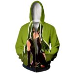 Code Geass Hoodie - C.C Green Zip Up Hoodie Jacket