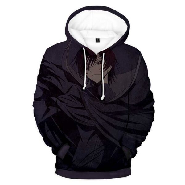 Code Geass Hoodie - Lelouch In Darkness 3D Graphic Hoodie