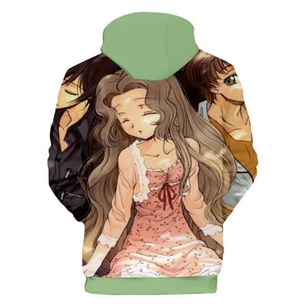 Code Geass Hoodie - Suzaku Lelouch And  Nunnally 3D Graphic Hoodie