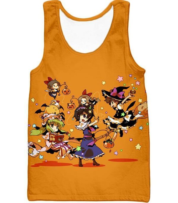 Code Geass Super Cute Anime Promo Cool Orange Hoodie - Tank Top