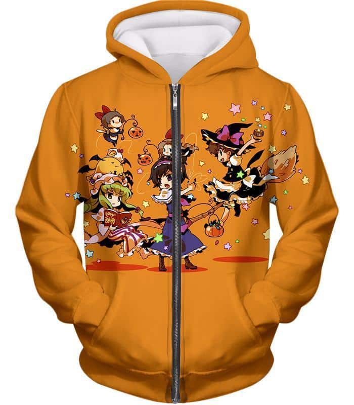 Code Geass Super Cute Anime Promo Cool Orange Zip Up Hoodie - Zip Up Hoodie