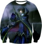 Cool Anime Art Lelouch Vi Britannia Alias Zero Cool Black Hoodie - Sweatshirt