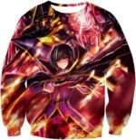 Cool Hero Zero Aka Lelouch VI Britannia With Shinkiro Cool Anime Zip Up Hoodie - Sweatshirt
