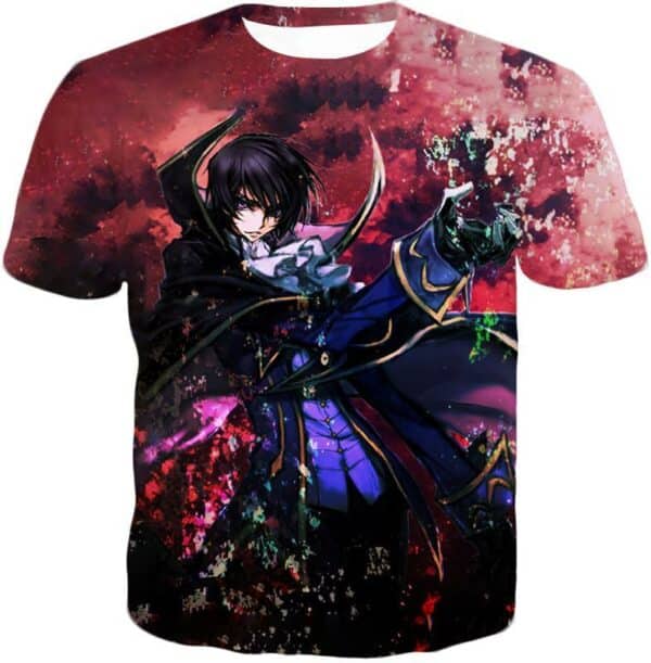 The Demon Emperor Lelouch Cool Anime Action Zip Up Hoodie - T-Shirt