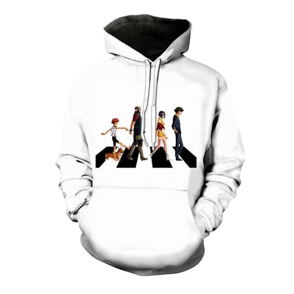 Cowboy Bebop Hoodie - Abbey Road Tribute Cowboy Bepop Pullover Hoodie