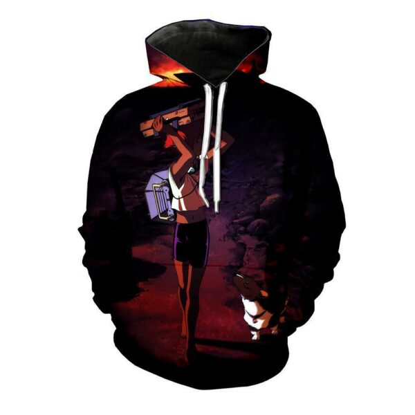 Cowboy Bebop Hoodie - Ed With Ein Cowboy Bepop Pullover Hoodie