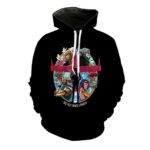 Cowboy Bebop Hoodie - Julia, Vicious, Jet, Faye And Spike Cowboy Bepop Pullover Hoodie