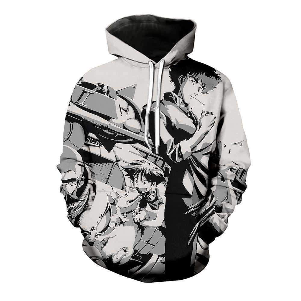 Cowboy Bebop Hoodie - Manga Image Pullover Hoodie