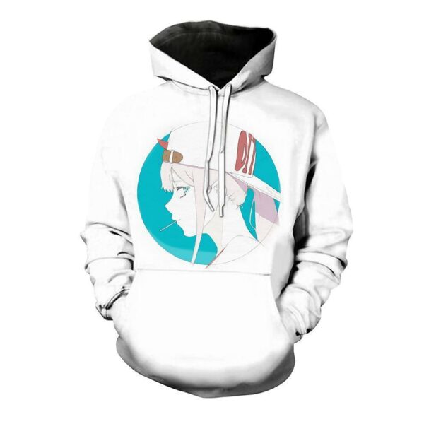 Darling In The Franxx Hoodie - 002 In Baseball Cap Pullover Hoodie