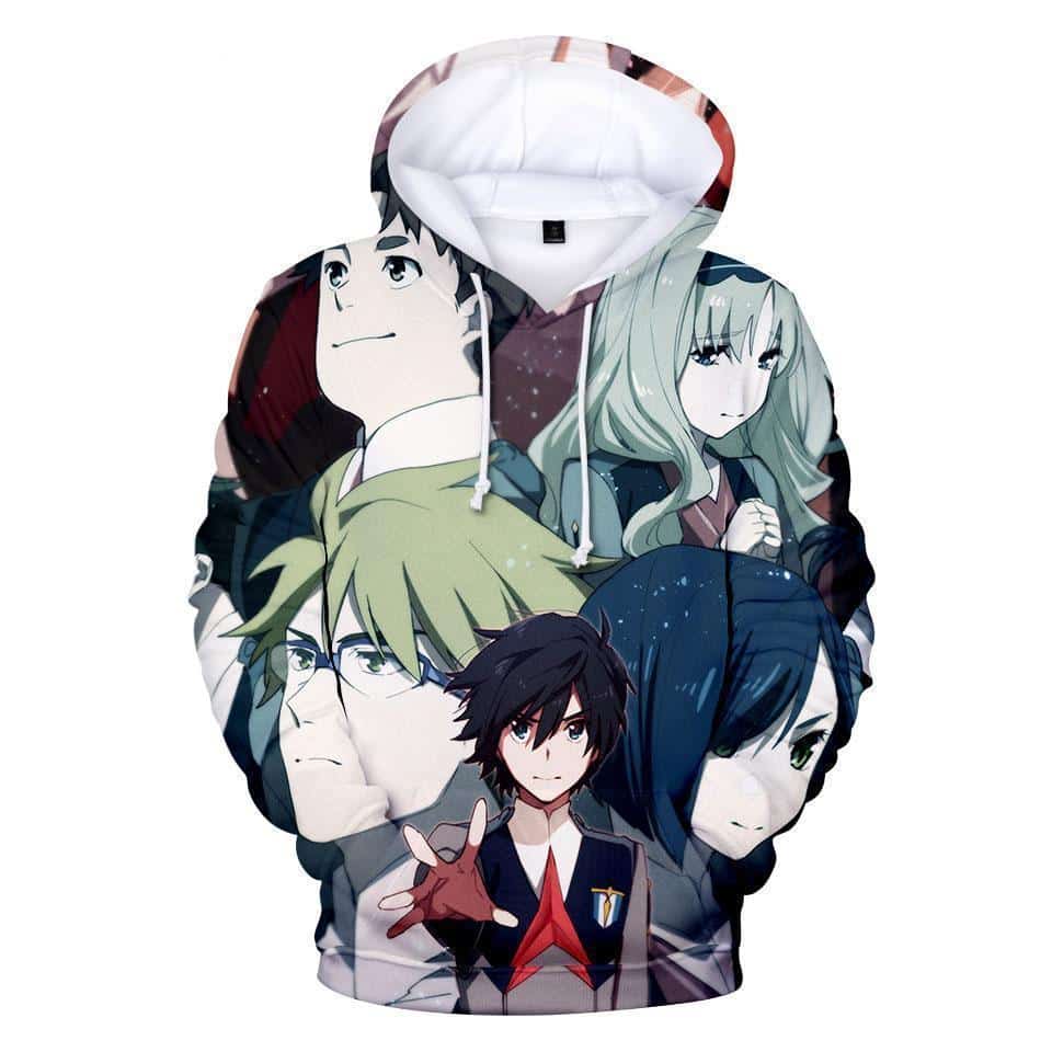 Darling In The Franxx Hoodie - Hiro & Pistils Pullover Hoodie