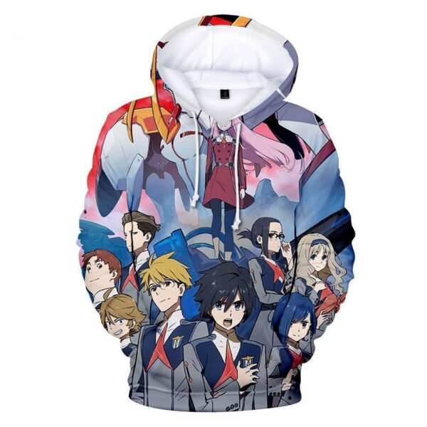 Darling In The Franxx Hoodie - Season 1 Poster Pullover Hoodie