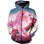 Darling In The Franxx Zip Up Hoodie - Busty Zero Two Zip Up Hoodie