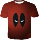 Deadpool Hoodie - Deadpool Eyes Graphic Red Hoodie - T-Shirt