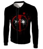 Deadpool Hoodie - Deadpool Graphic Logo Black Hoodie - Jacket