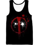 Deadpool Hoodie - Deadpool Graphic Logo Black Hoodie - Tank Top