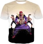 Deadpool Hoodie - Deadpool Shenanigans Comical Print White Hoodie - T-Shirt