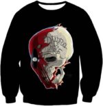 Deadpool Hoodie - Deadpool Skull Graphic Black Hoodie - Sweatshirt