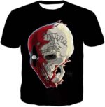 Deadpool Hoodie - Deadpool Skull Graphic Black Hoodie - T-Shirt