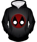 Deadpool Hoodie - Favourite Deadpool Logo Black Hoodie