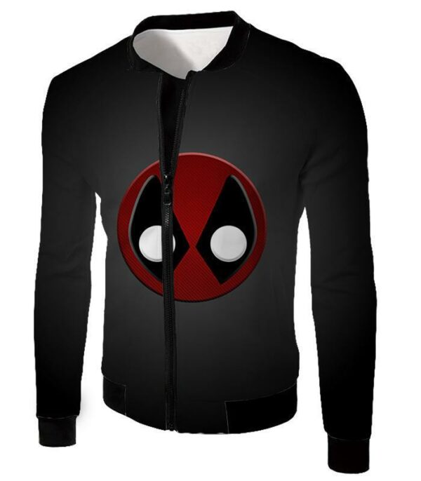 Deadpool Hoodie - Favourite Deadpool Logo Black Hoodie - Jacket