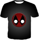 Deadpool Hoodie - Favourite Deadpool Logo Black Hoodie - T-Shirt