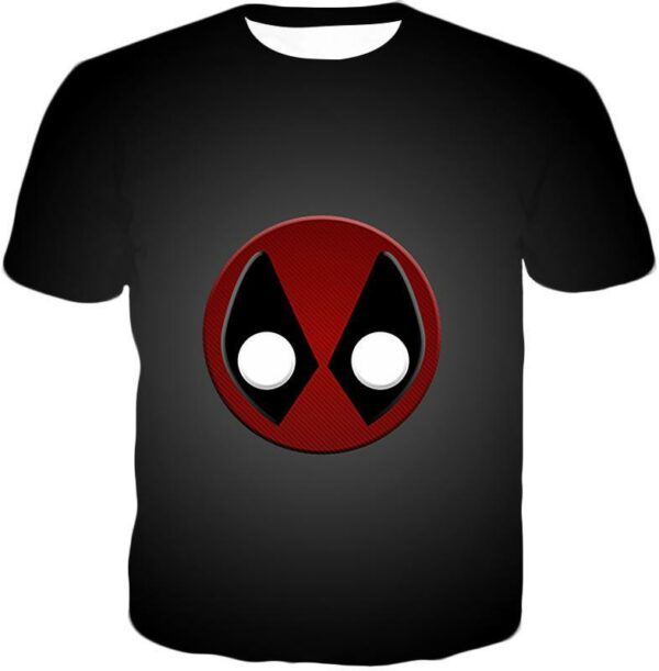 Deadpool Hoodie - Favourite Deadpool Logo Black Hoodie - T-Shirt