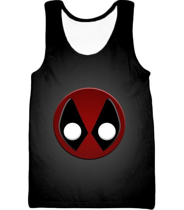 Deadpool Hoodie - Favourite Deadpool Logo Black Hoodie - Tank Top