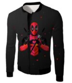 Deadpool Hoodie - I Heart Deadpool Graphic Black Hoodie - Jacket