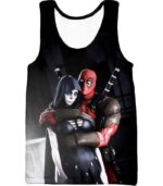 Deadpool Hoodie - Marvel Universe Deadpool And Death HD Black Hoodie - Tank Top