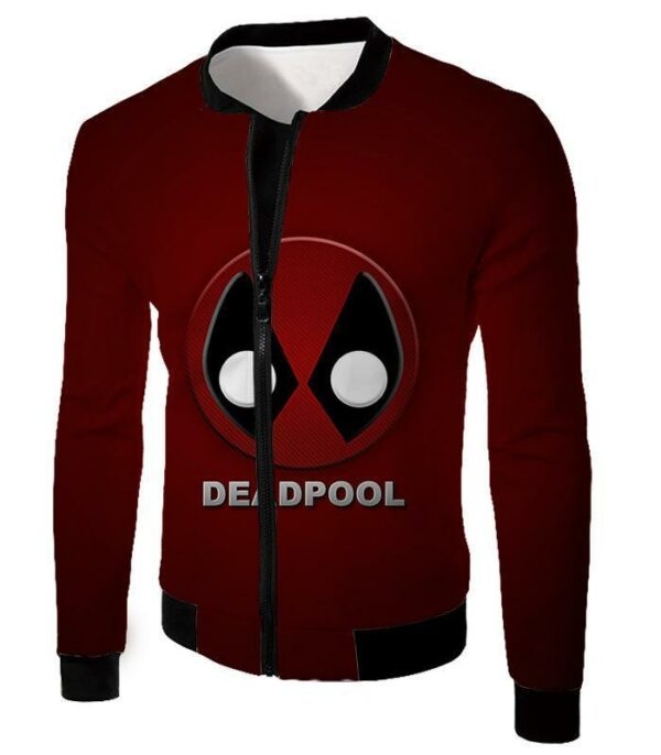 Deadpool Hoodie - Marvel’s Deadpool Graphic Logo Red Hoodie - Jacket