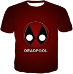 Deadpool Hoodie - Marvel’s Deadpool Graphic Logo Red Hoodie - T-Shirt