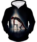 Deadpool Hoodie - Super Regenerating Hero Deadpool Graphic Black Hoodie - Hoodie