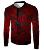 Deadpool Hoodie - Super Regenerating Marvel Hero Deadpool Graphic Red Hoodie - Jacket