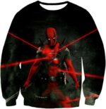 Deadpool Zip Up Hoodie - Mutant Weapon X Project Deadpool Action Black Zip Up Hoodie - Sweatshirt