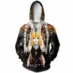 Death Note Misa & Ren Zip Up Hoodie - Death Note Merch Hoodie