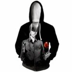 Light And Darkness Zip Up Hoodie - Death Note Apparel Jacket Hoodie