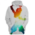 Dragon Ball Colorful Fushion Gogeta 3D Hoodie - Dragon Ball Hoodie Jacket