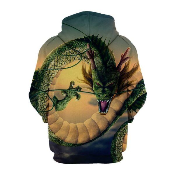 Dragon Ball Shenron 3D Hoodie- Dragon Ball Jacket Hoodie