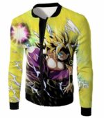 Dragon Ball Super Action Hero Caulifla Super Saiyan 3 Graphic Hoodie - DBZ Clothing Hoodie - Jacket