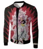 Dragon Ball Super Android 21 Ultimate Evil Form Graphci Zip Up Hoodie - Dragon Ball Super Hoodie - Jacket