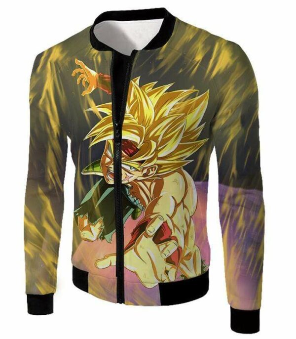 Dragon Ball Super Bardock The Super Saiyan Anime Black Hoodie - Jacket