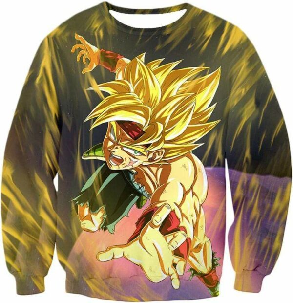 Dragon Ball Super Bardock The Super Saiyan Anime Black Hoodie - Sweatshirt