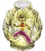 Dragon Ball Super Caulifla The Female Super Saiyan Cool Art White Hoodie - Hoodie