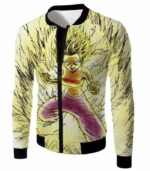 Dragon Ball Super Caulifla The Female Super Saiyan Cool Art White Hoodie - Jacket