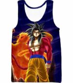 Dragon Ball Super Controlled Beast Form Goku Super Saiyan 4 Blue Hoodie - Tank Top