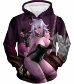 Dragon Ball Super Cool Evil Android 21 Ly Cute Hoodie - DBZ Clothing Hoodie