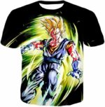 Dragon Ball Super Cool Fusion Warrior Vegito Super Saiyan Mode Black Hoodie - T-Shirt