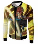 Dragon Ball Super Cool Gogeta Xeno Super Saiyan 4 Action Graphic Zip Up Hoodie - DBZ Hoodie - Jacket