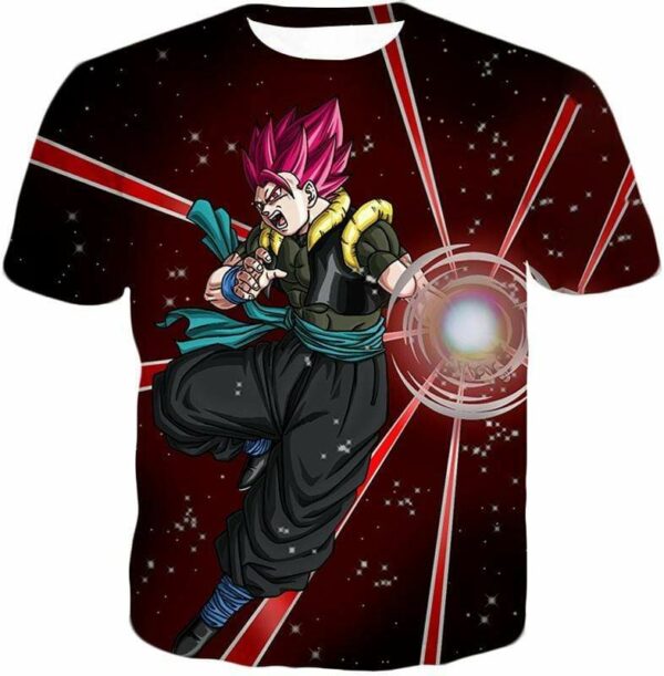 Dragon Ball Super Cool Gogeta Xeno Super Saiyan God Action Zip Up Hoodie - T-Shirt